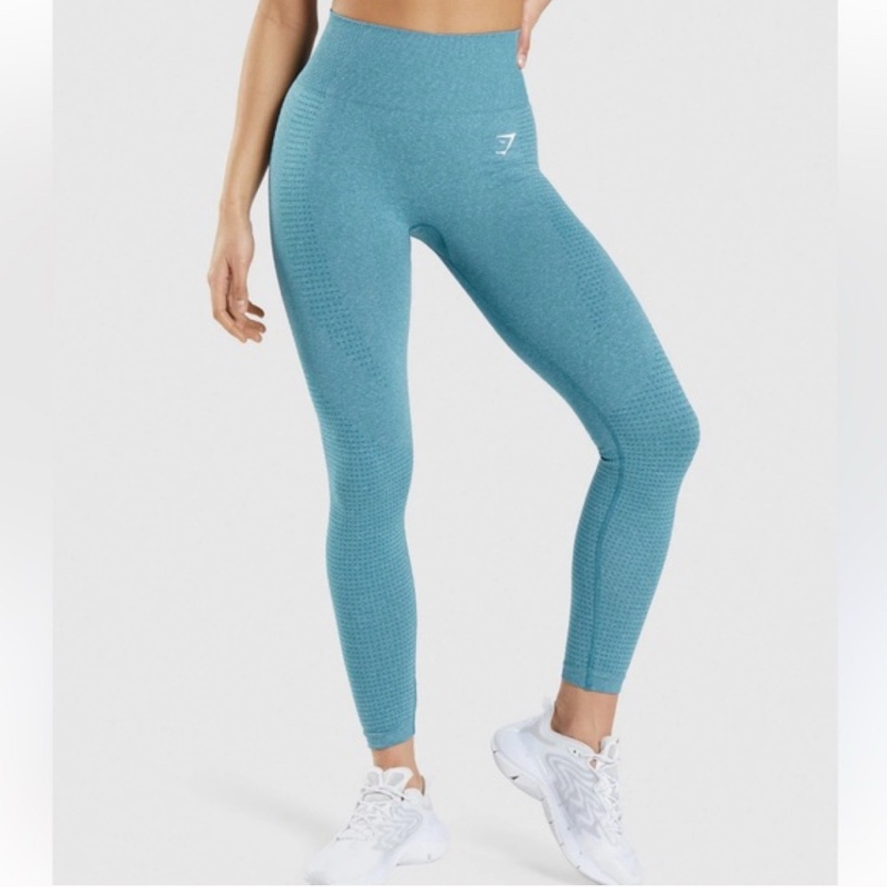 Gymshark Teal Vital Seamless Leggings